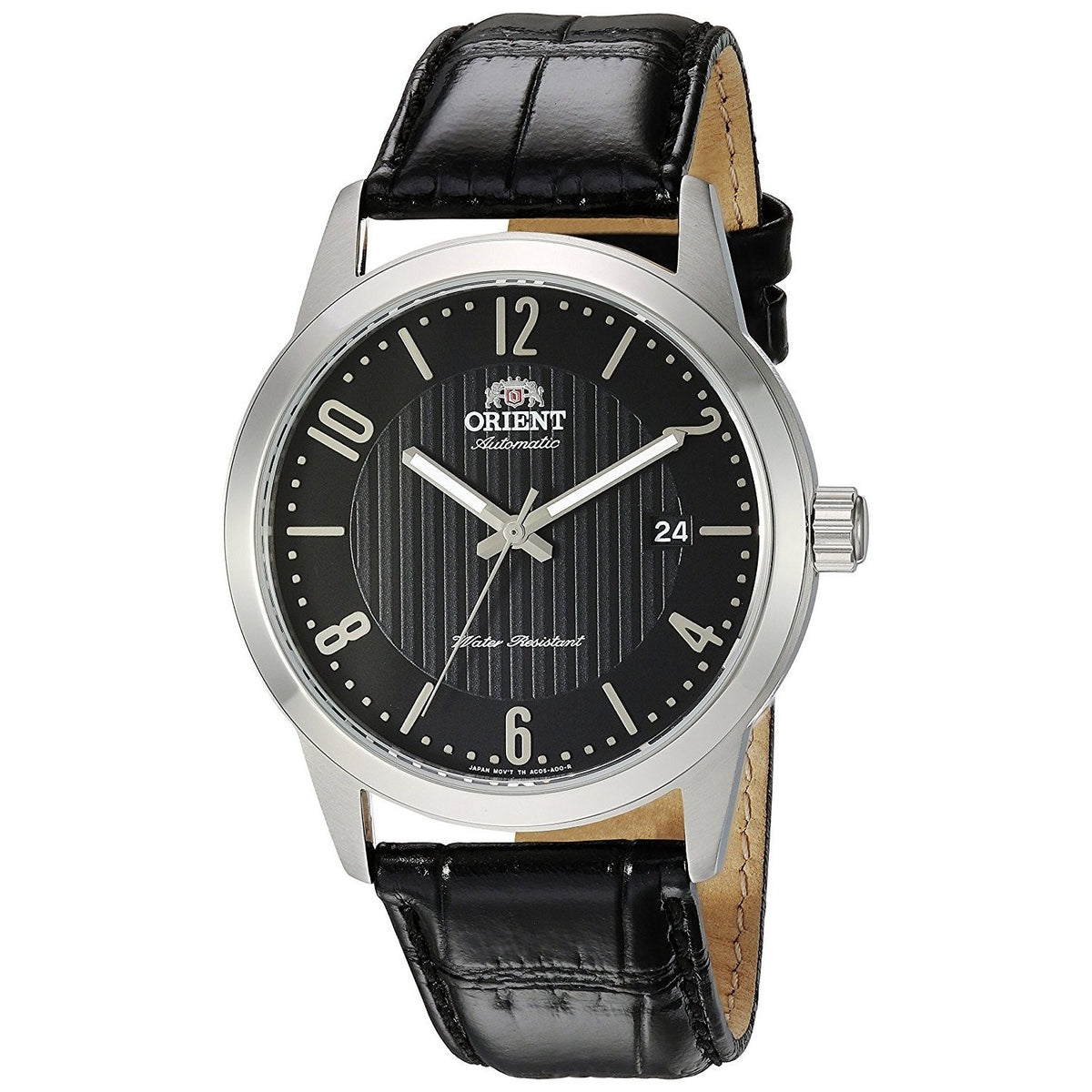 Orient Men&#39;s FAC05006B0 Howard Automatic Black Leather Watch