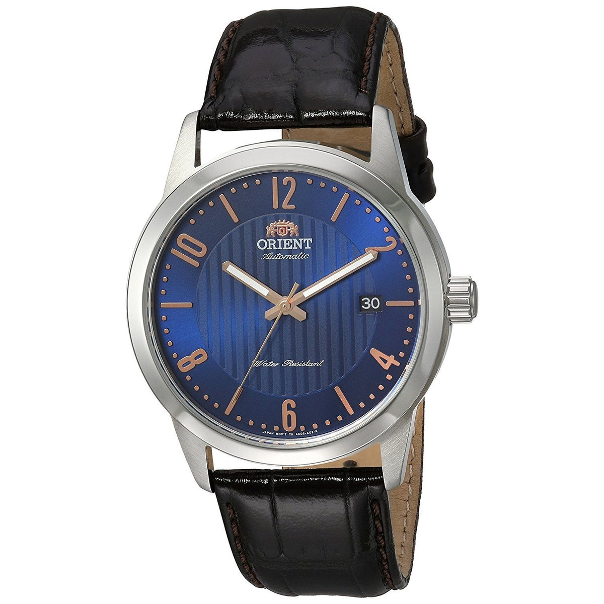 Orient Men&#39;s FAC05007D0 Howard Automatic Black Leather Watch