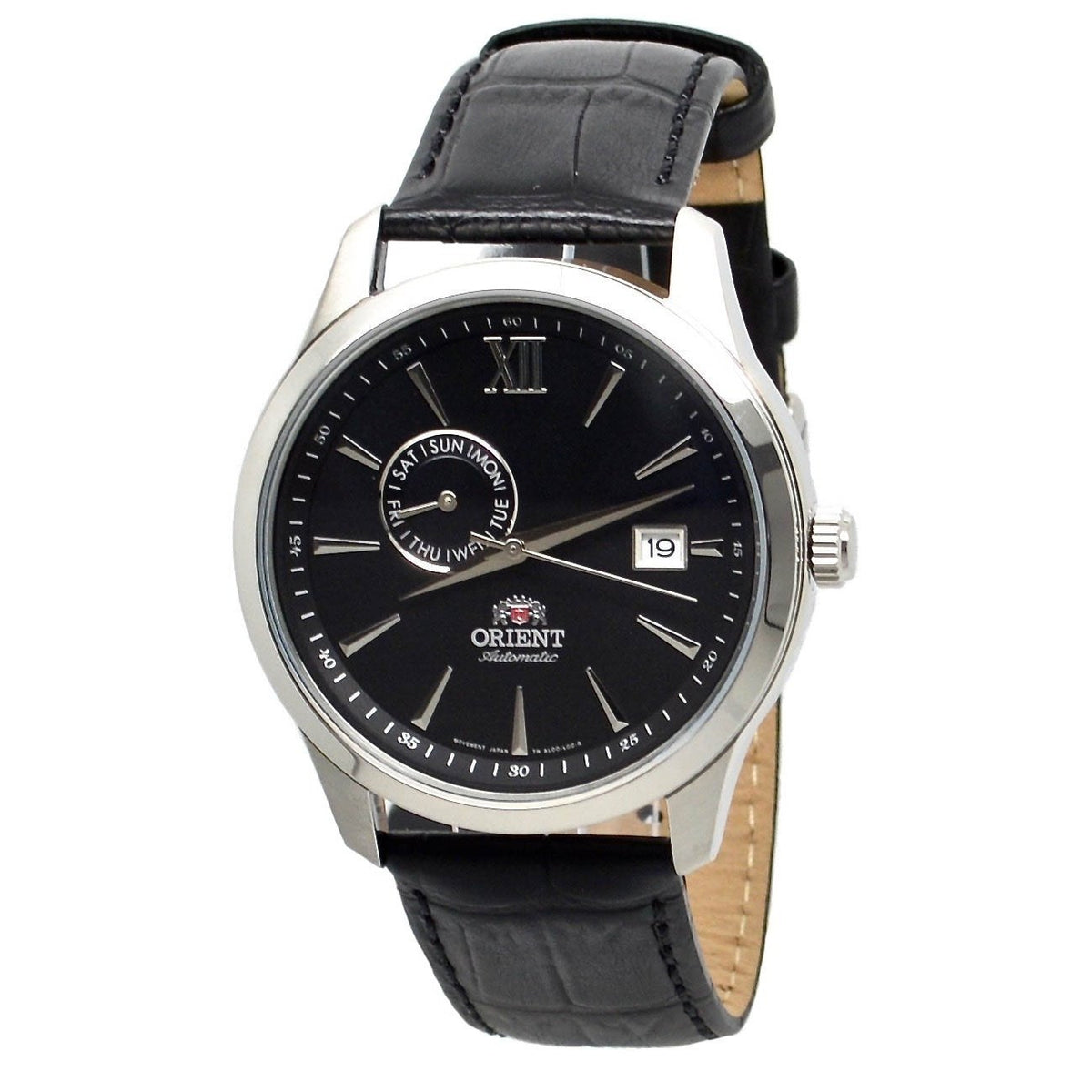 Orient Men&#39;s FAL00005B0 Classic Automatic Black Leather Watch