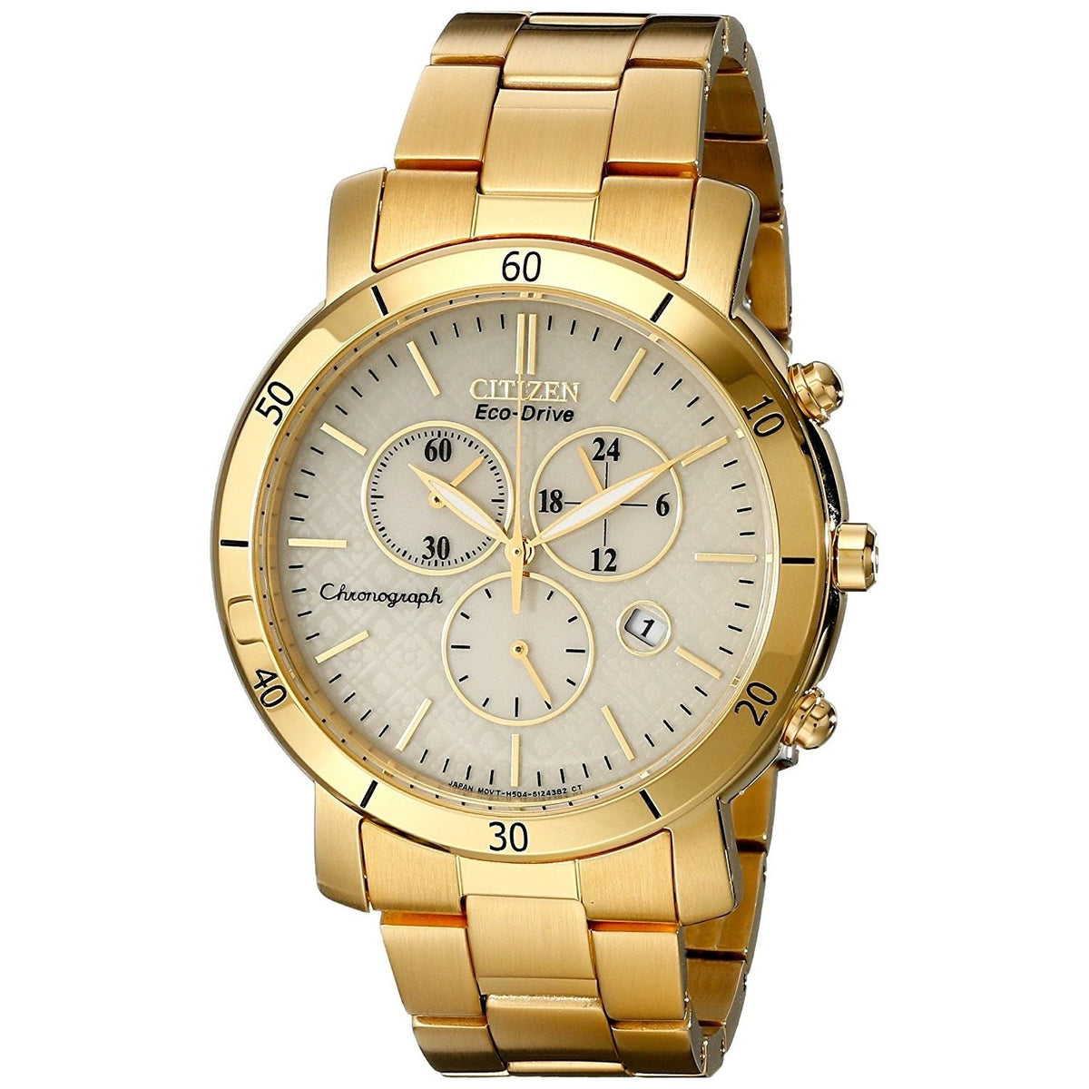 Citizen Women&#39;s FB1342-56P Drive Chronograph Gold-Tone Stainless Steel Watch
