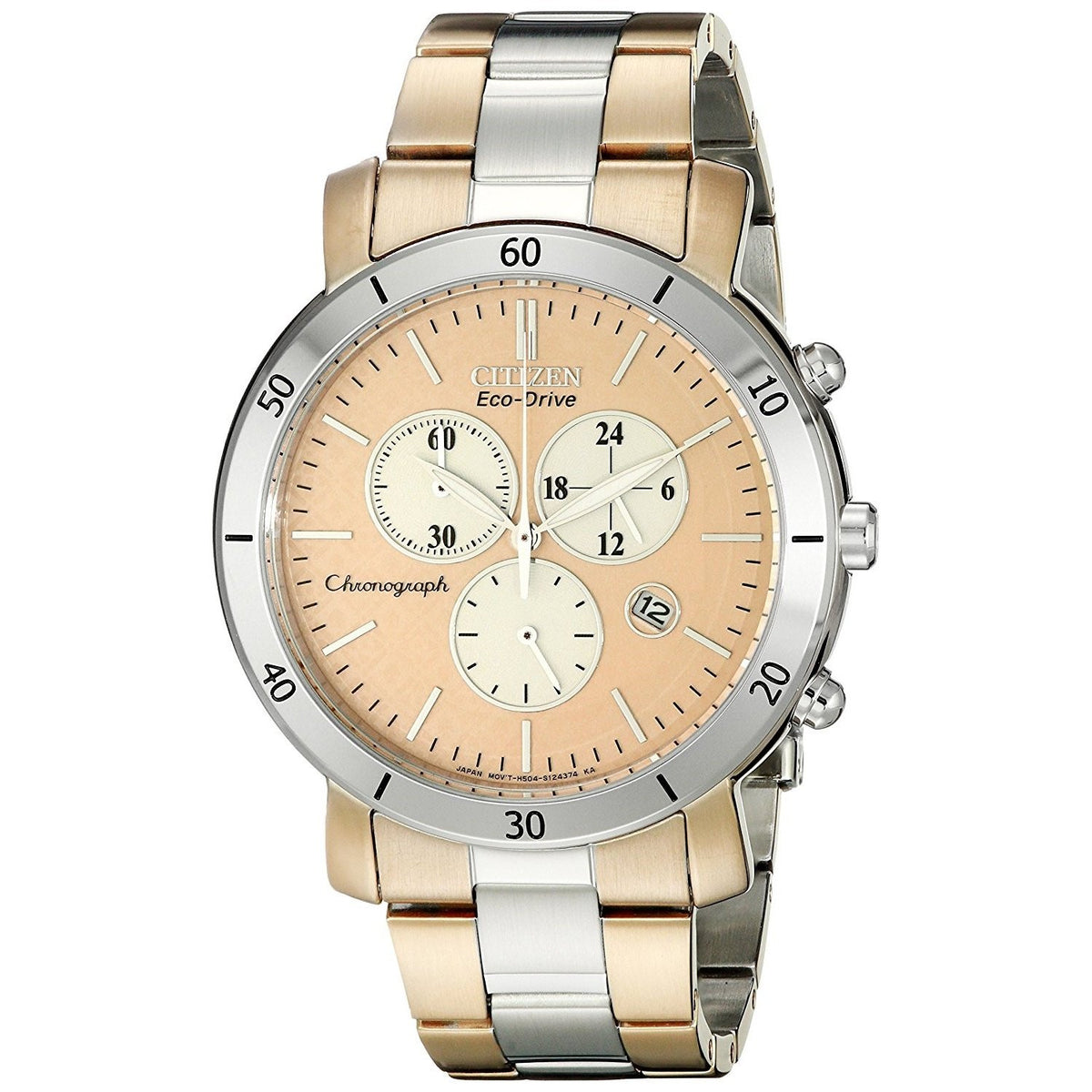 Citizen Women&#39;s FB1346-55Q Drive Chronograph Two-Tone Stainless Steel Watch