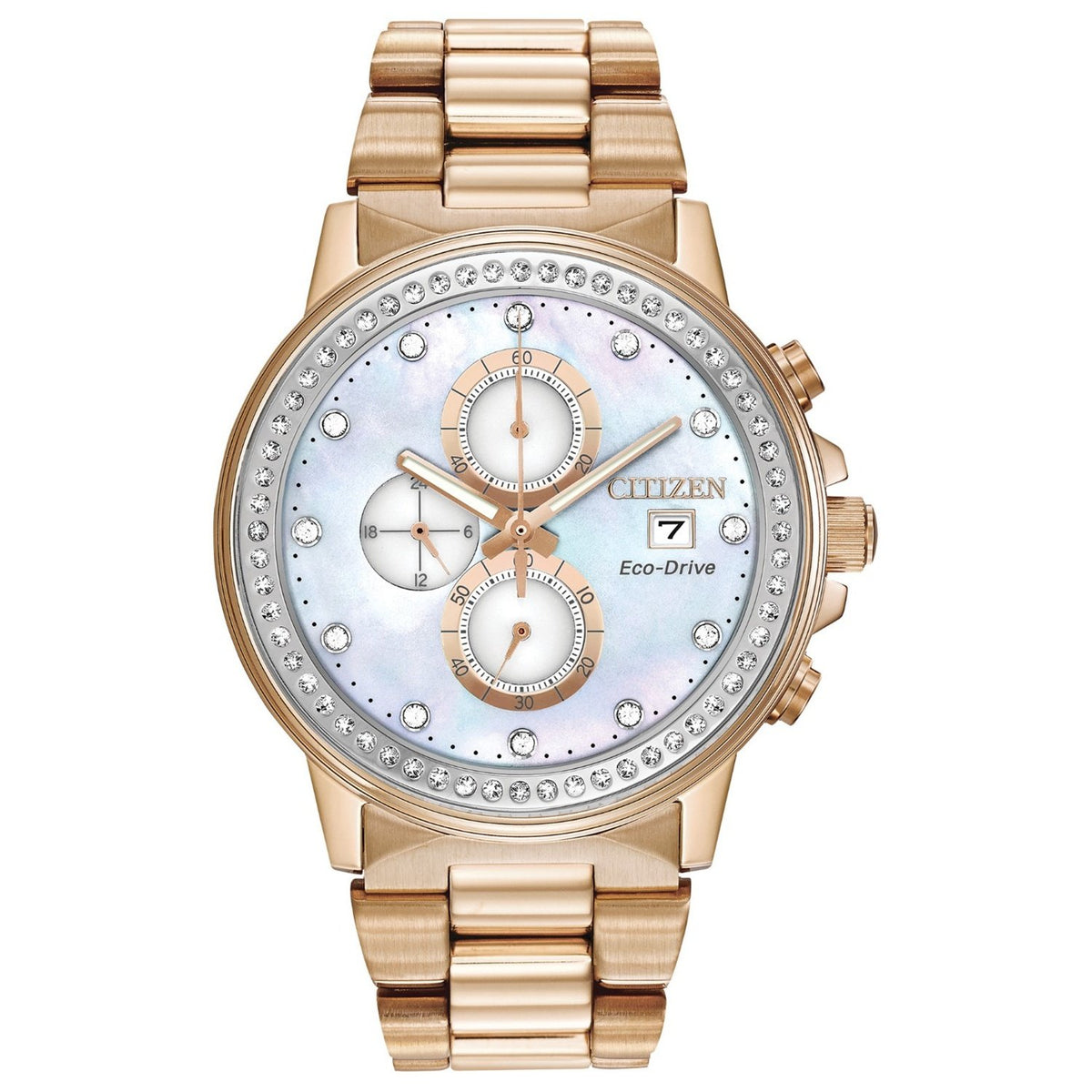 Citizen Men's FB3003-51Y Chandler Chronograph Rose Gold-Tone Stainless Steel Watch