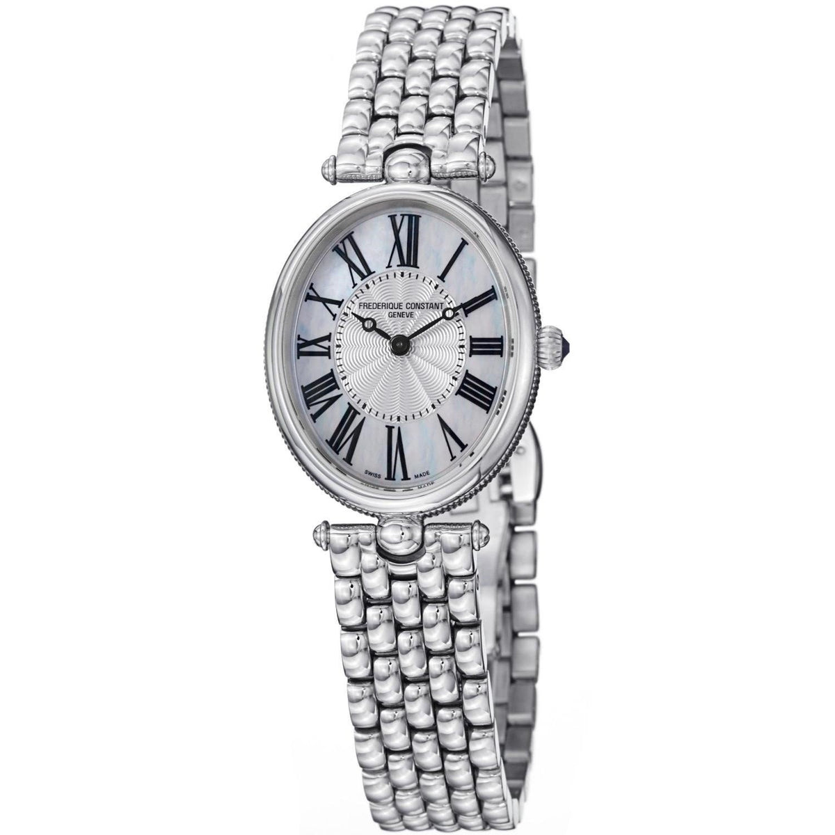 Frederique Constant Women&#39;s FC-200MPW2V6B Art Deco Stainless Steel Watch