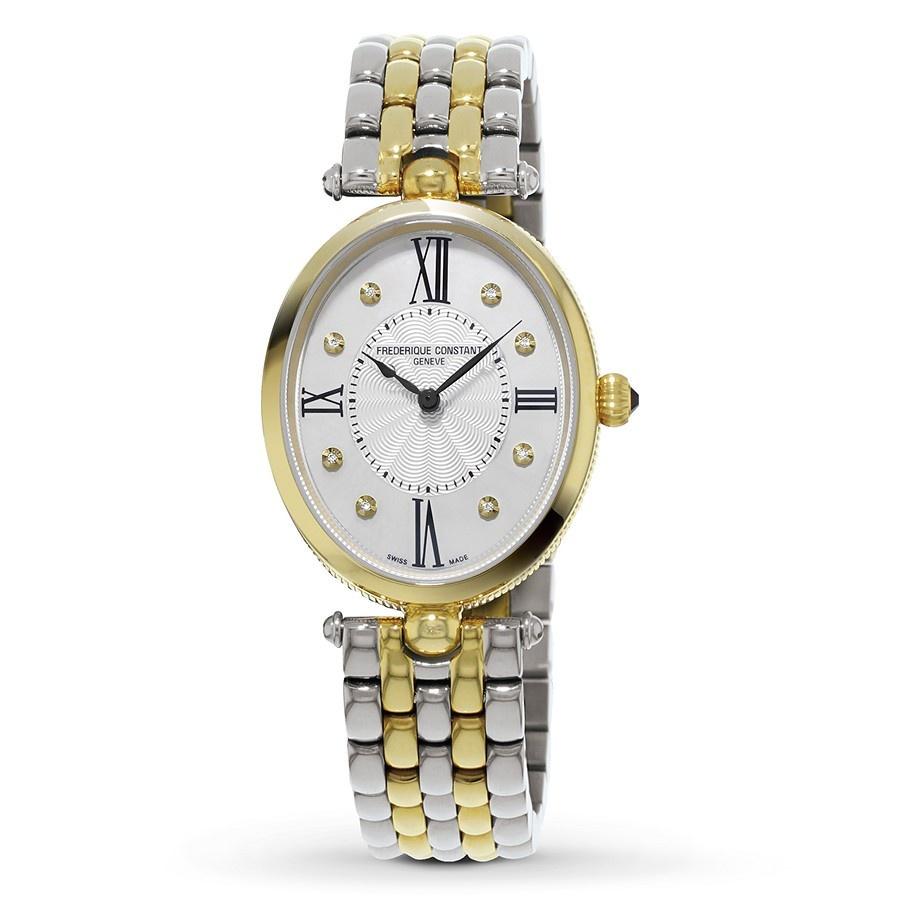 Frederique Constant Women&#39;s FC-200MPWD3V3B Classics Art Deco Two-Tone Stainless Steel Watch