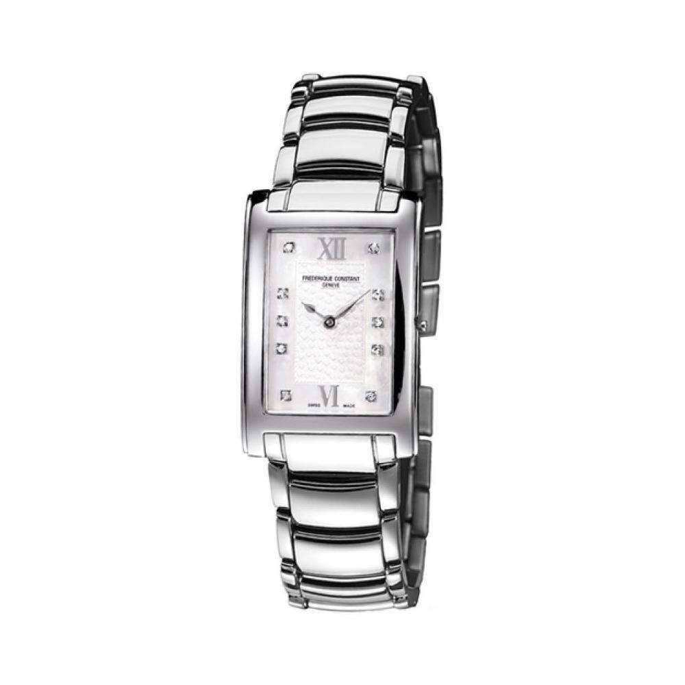 Frederique Constant Women's FC-200WHDC26B Classics Carree Stainless Steel Watch