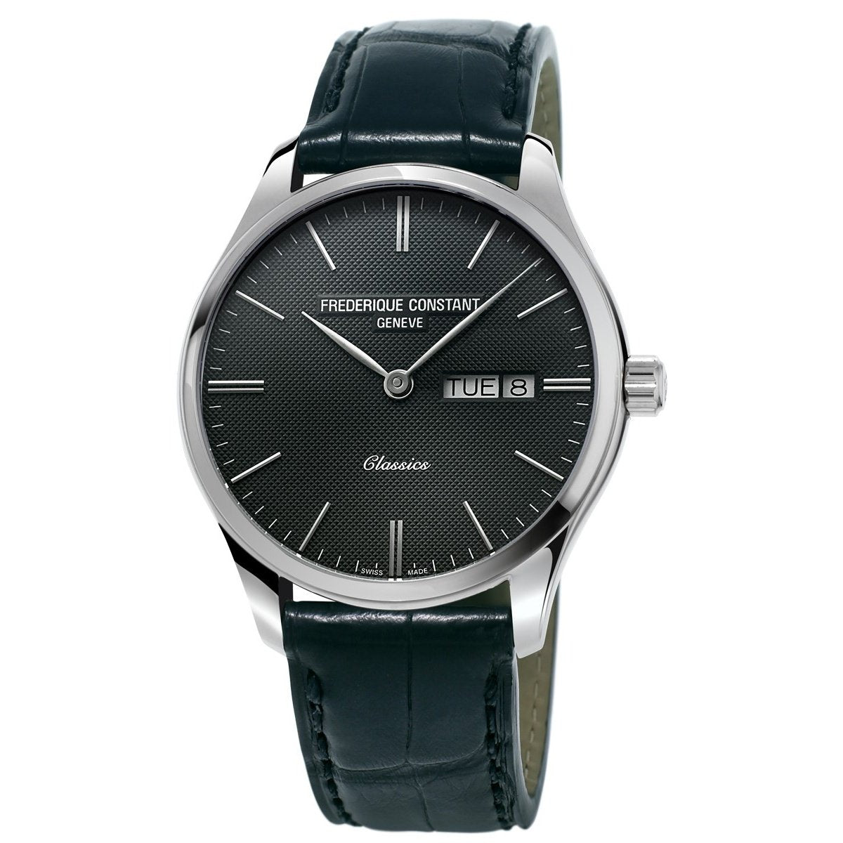 Frederique Constant Men&#39;s FC-225GT5B6 Classics Black Leather Watch
