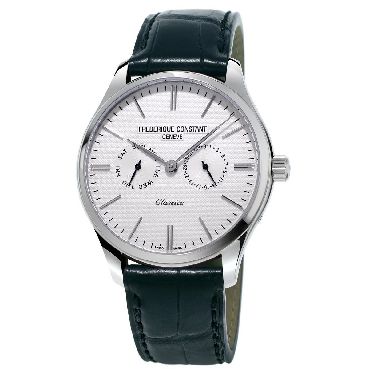 Frederique Constant Men&#39;s FC-259ST5B6 Classics Black Leather Watch