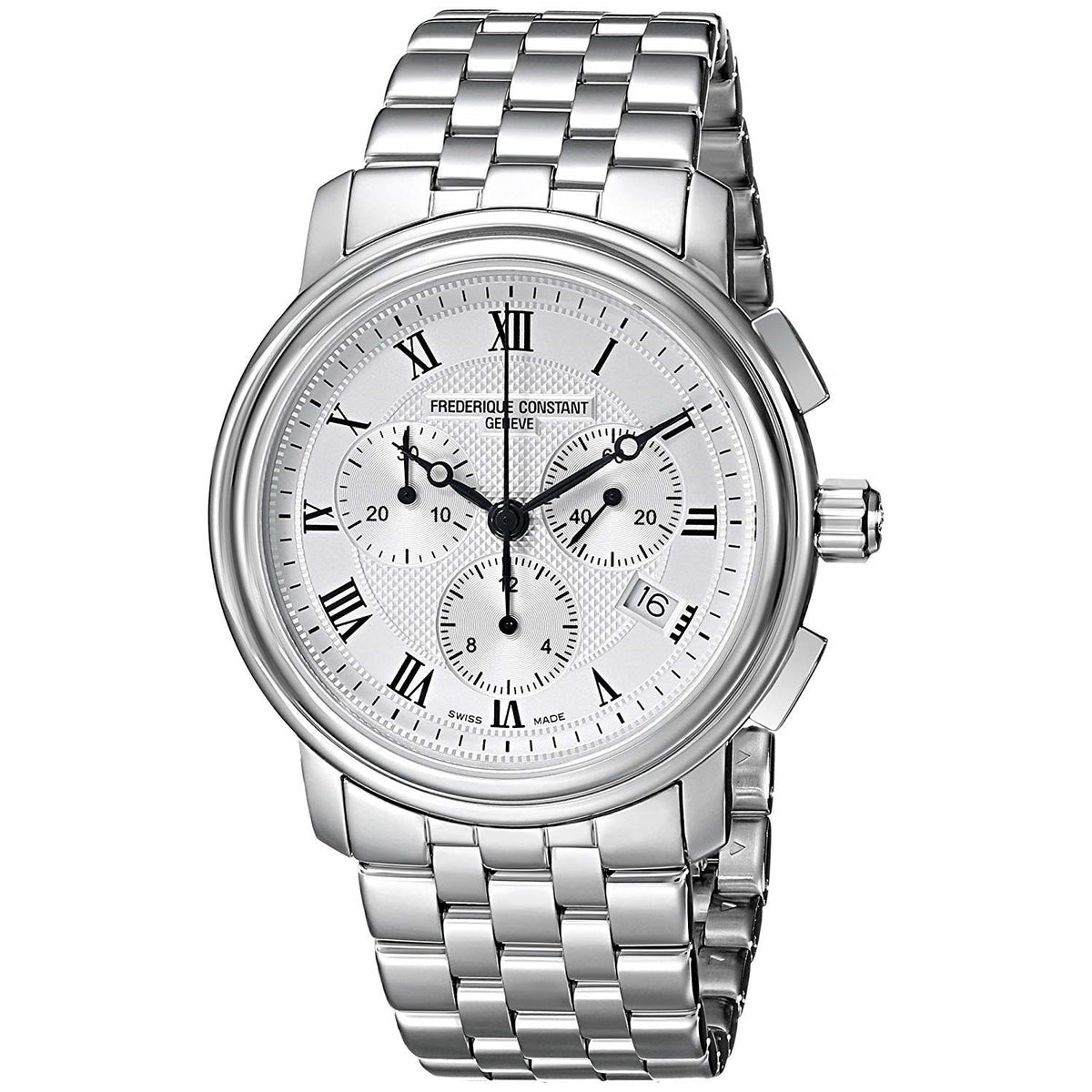 Frederique Constant Men&#39;s FC-292MC4P6B2 Classics Chronograph Stainless Steel Watch
