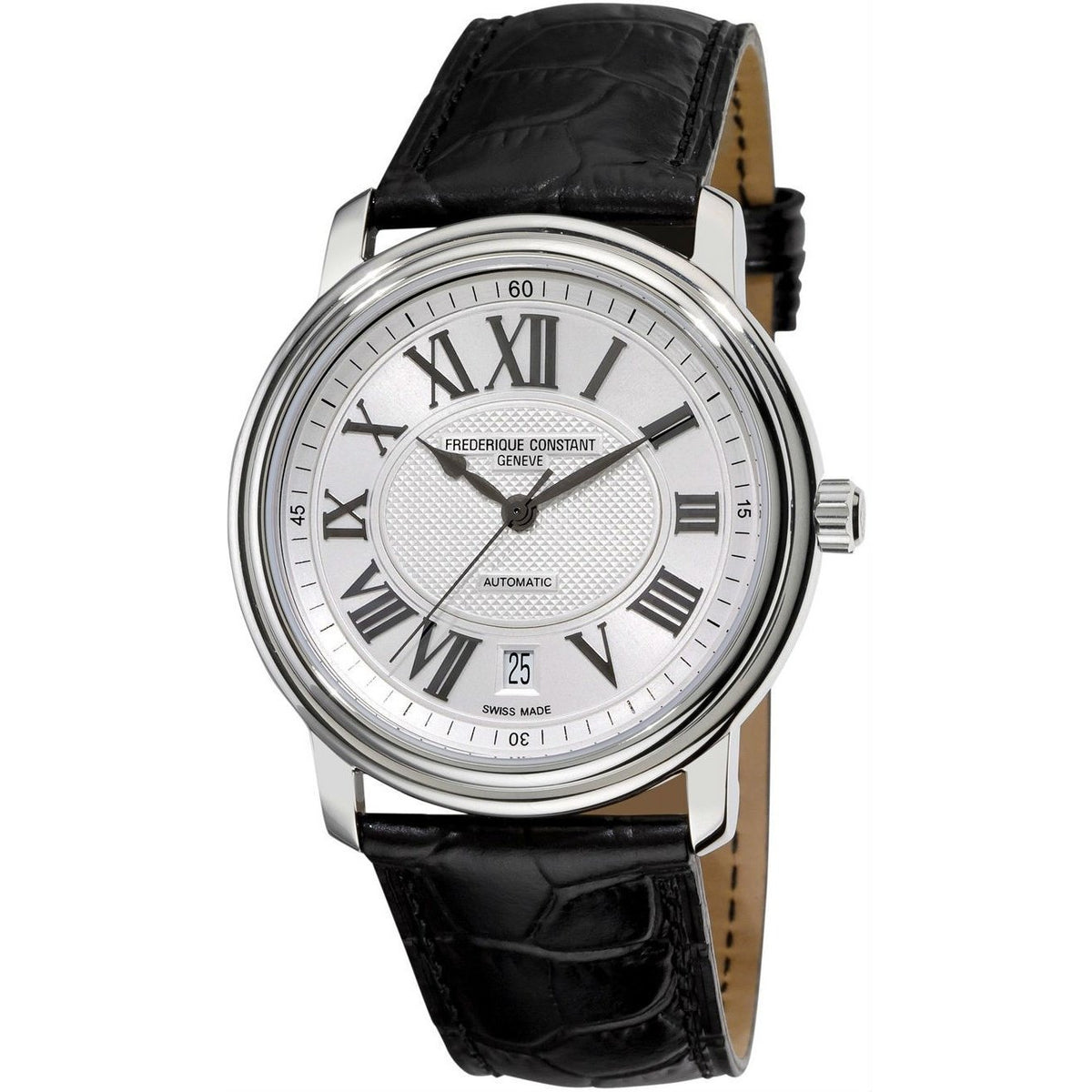 Frederique Constant Men's FC-303M4P6 Persuasion Black Leather Watch