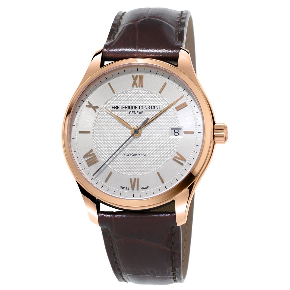 Frederique Constant Men's FC-303MV5B4 Classics Brown Leather Watch