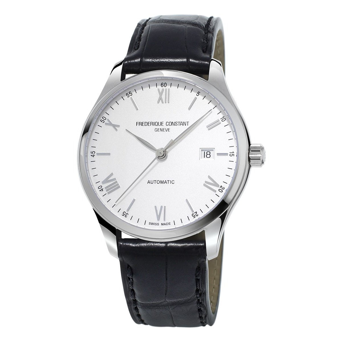 Frederique Constant Men&#39;s FC-303SN5B6 Classics Black Leather Watch