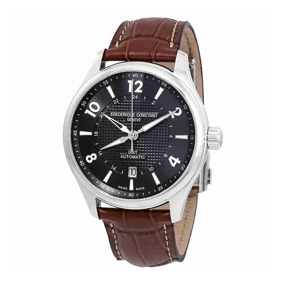 Frederique Constant Men&#39;s FC-350RMG5B6 Runabout Brown Leather Watch