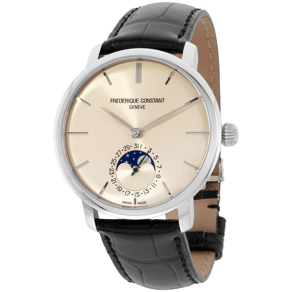 Frederique Constant Men's FC-705BG4S6 Slimline Black Leather Watch