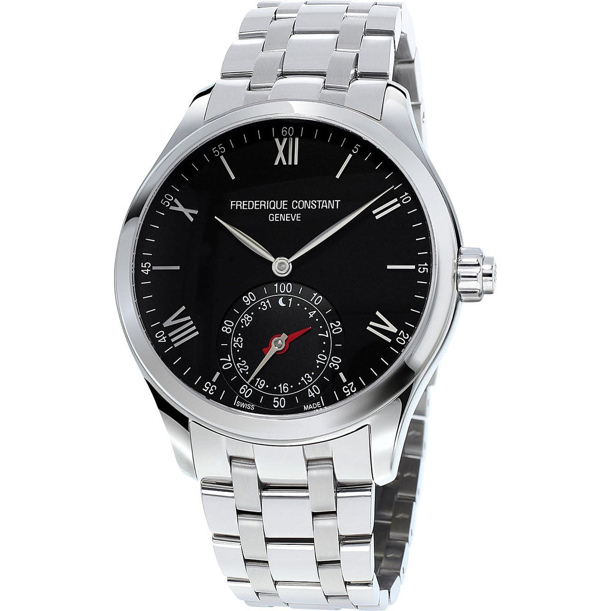 Frederique Constant Men's FC285B5B6B Horological Smartwatch Stainless Steel Watch