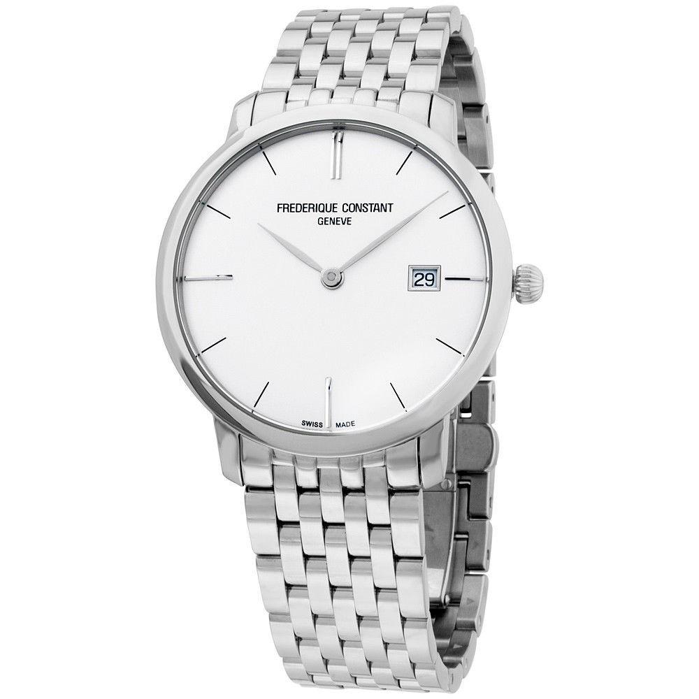 Frederique Constant Men's FC306S4S6B2 Slimline Stainless Steel Watch
