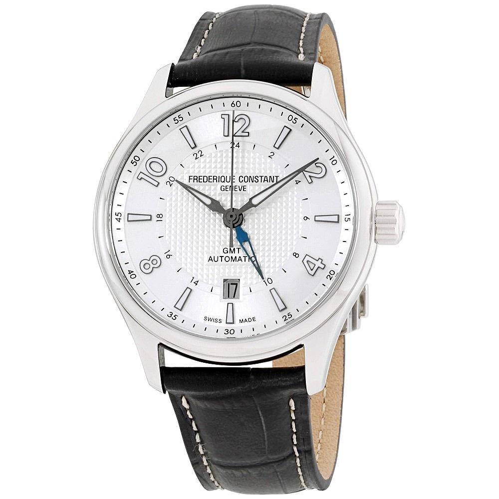 Frederique Constant Men&#39;s FC350RMS5B6 Runabout Black Leather Watch