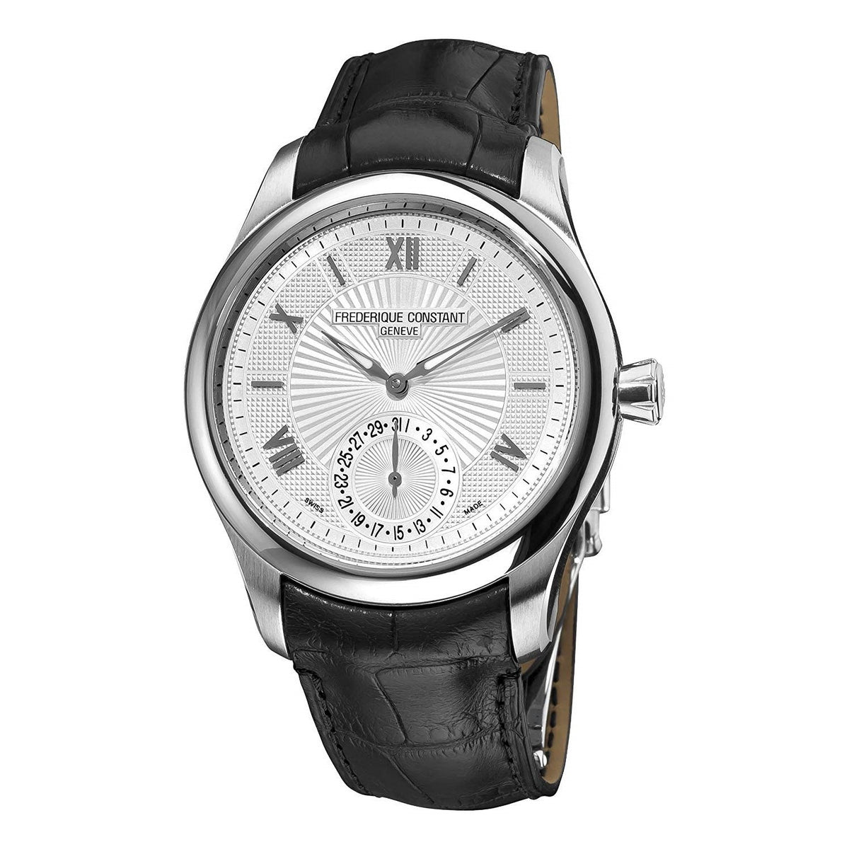 Frederique Constant Men's FC700MS5M6 Maxime Black Leather Watch
