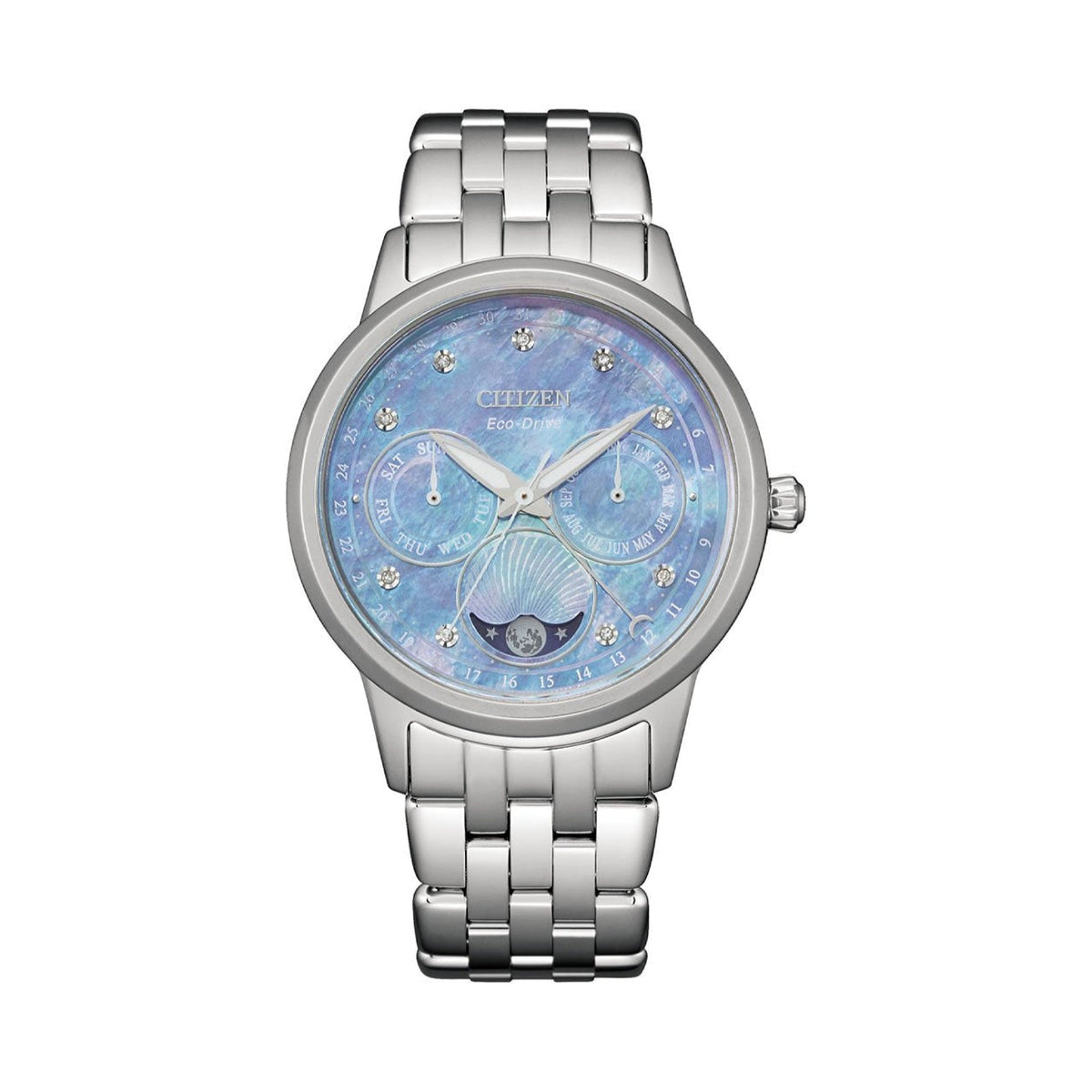 Citizen Women&#39;s FD0000-52N Calendrier Stainless Steel Watch