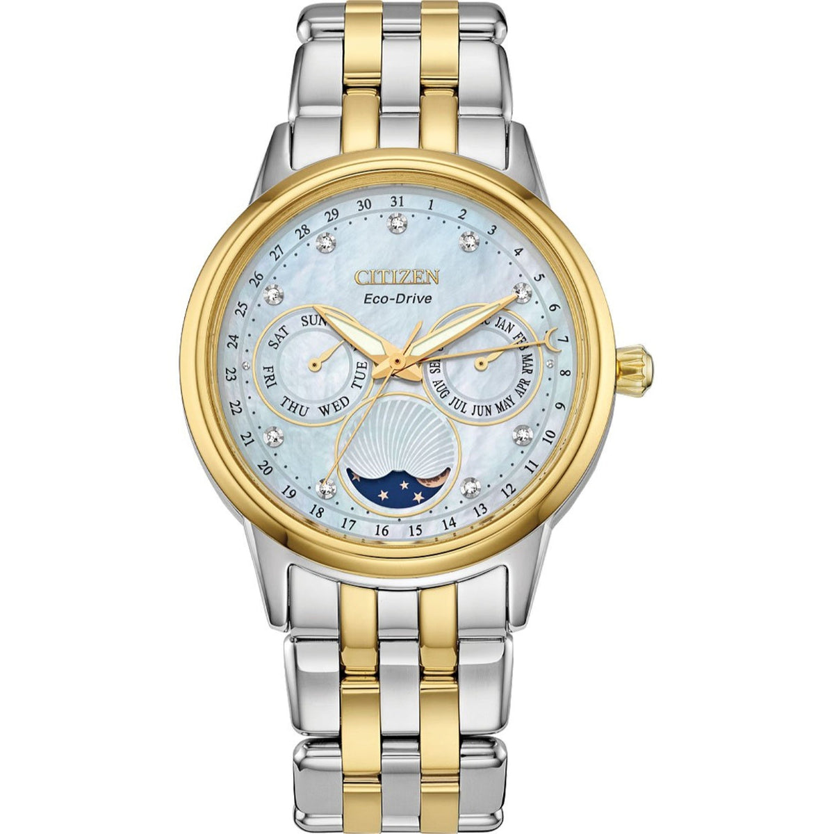 Citizen Women's FD0004-51D Eco-drive Two-Tone Stainless Steel Watch