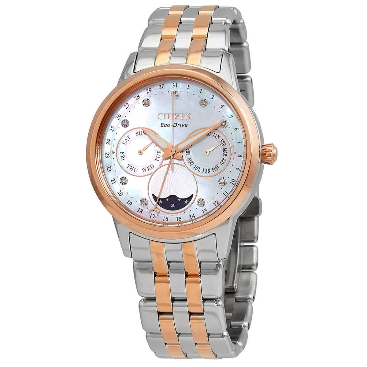 Citizen Women's FD0006-56D Calendrier Two-Tone Stainless Steel Watch