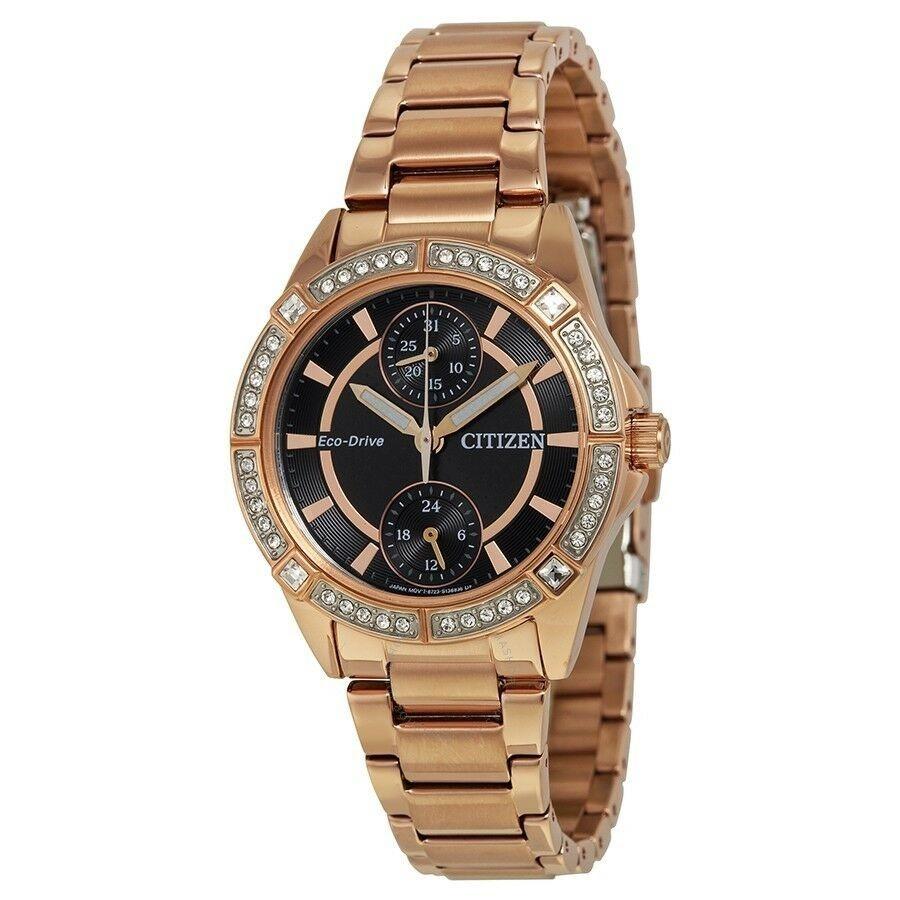Citizen Women's FD3003-58E POV Rose Gold-Tone Stainless Steel Watch