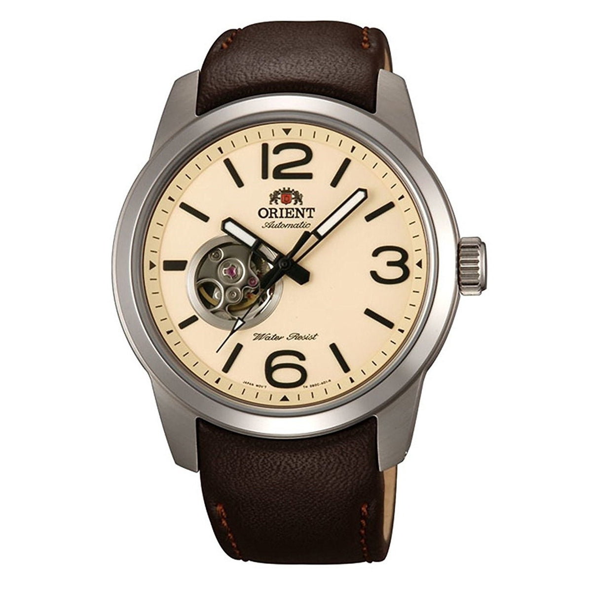 Orient Men&#39;s FDB0C005Y0 Scout Automatic Brown Leather Watch