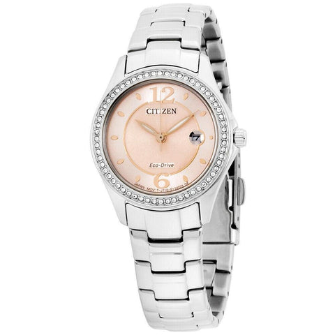 Citizen Women's FE1140-86X Silhouette Crystal Stainless Steel Watch