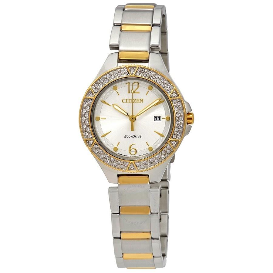 Citizen Women's FE1164-53A Silhouette Crystal Two-Tone Stainless Steel Watch
