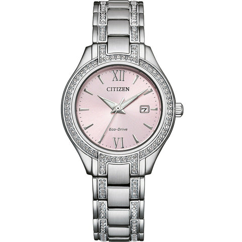 Citizen Women's FE1230-51X Silhouette Crystal Stainless Steel Watch