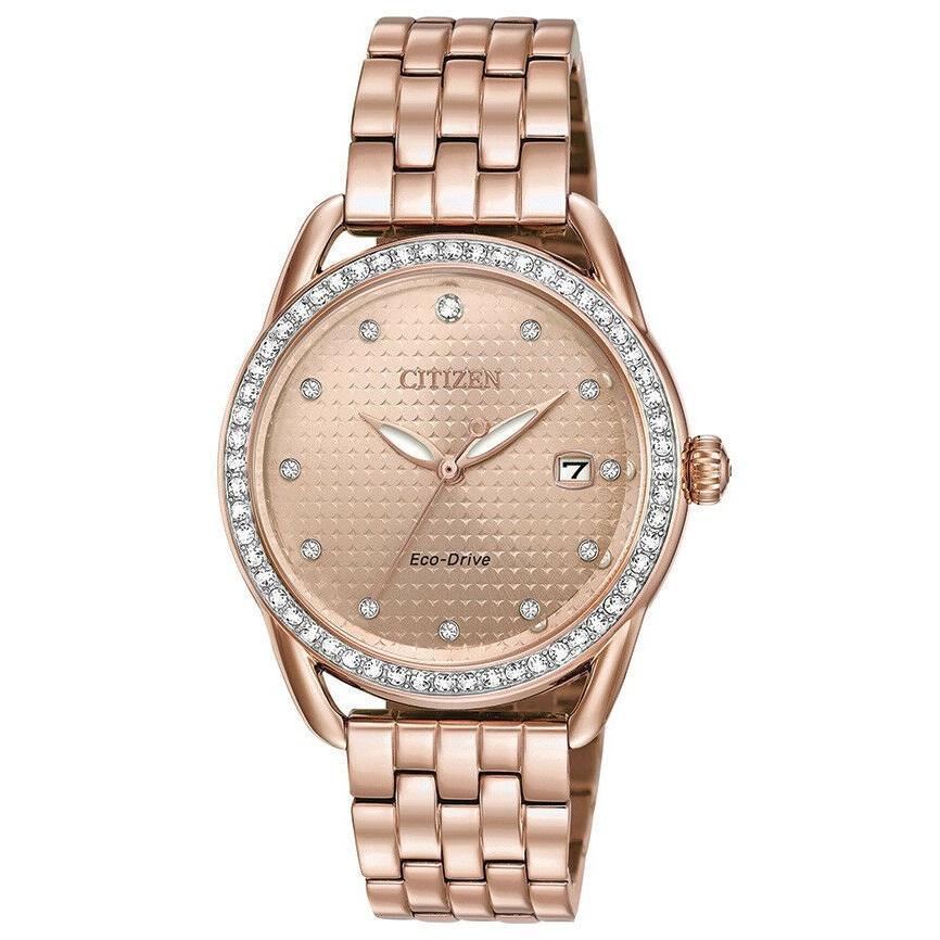 Citizen Women's FE6113-57X LTR Rose Gold-Tone Stainless Steel Watch