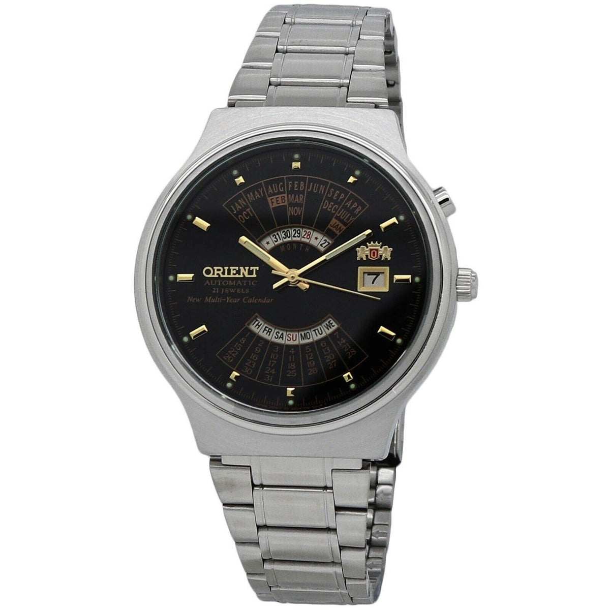 Orient Men's FEU00002BW Multi Year Calendar Stainless Steel Watch