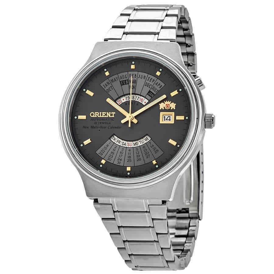 Orient Men's FEU00002KW Multi Year Calendar Stainless Steel Watch