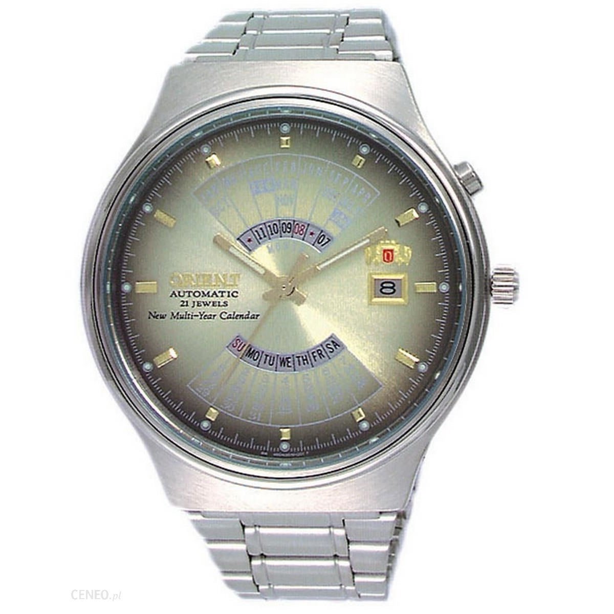 Orient Men's FEU00002UW Perpetual Calnedar World Time Automatic Stainless Steel Watch