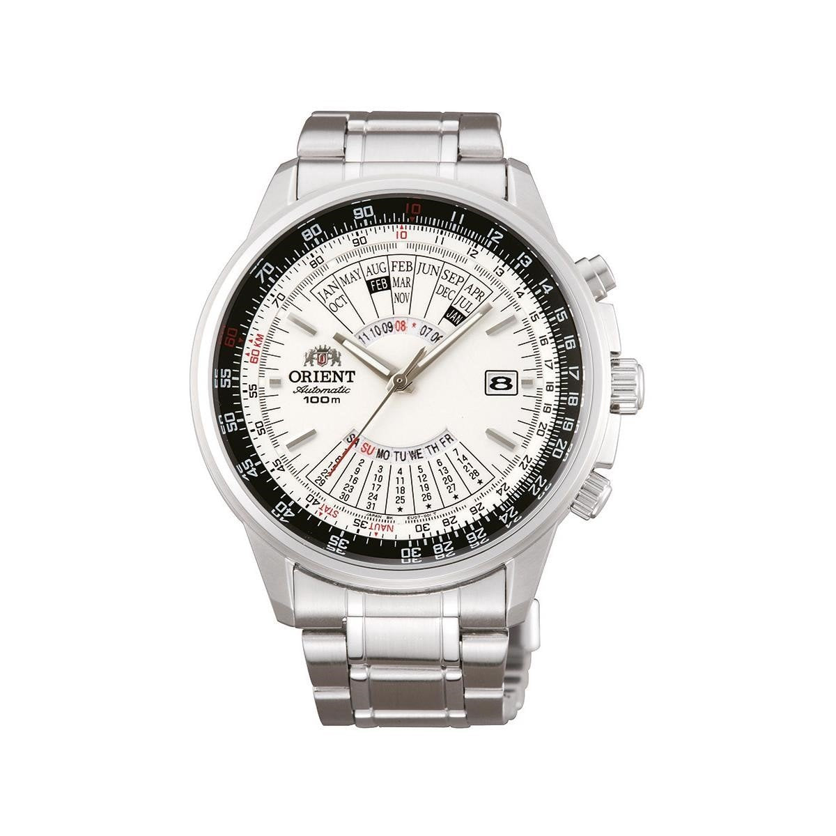 Orient Men&#39;s FEU07005WX Perpetual Calendar Stainless Steel Watch