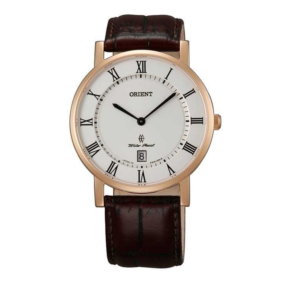 Orient Men&#39;s FGW0100EW0 Classic Brown Leather Watch