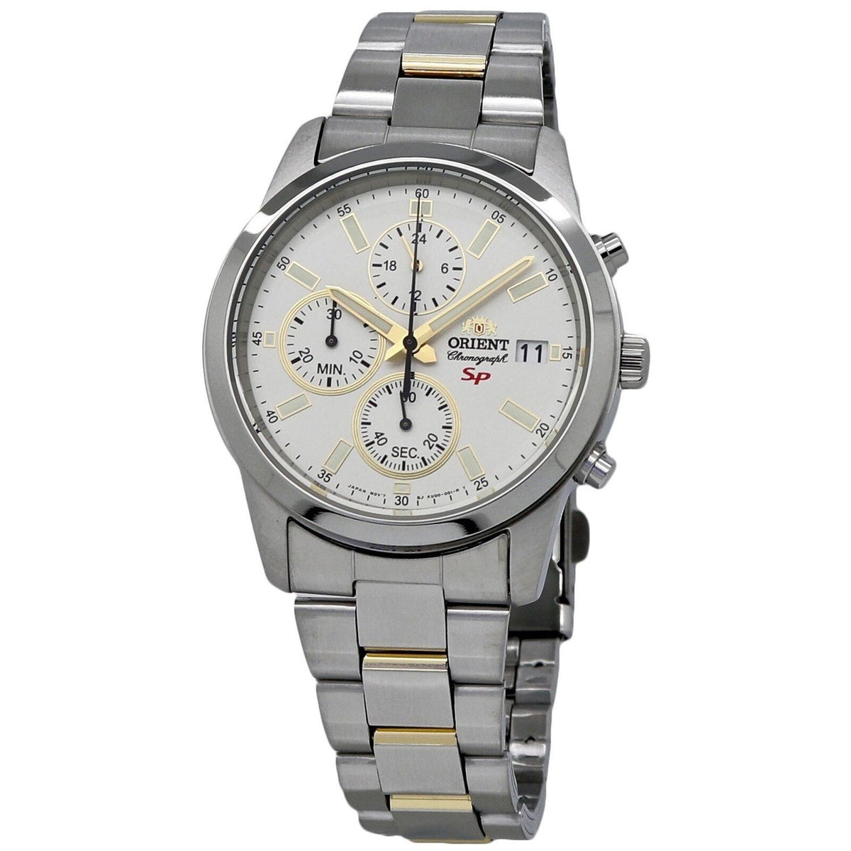 Orient Men&#39;s FKU00001W0 SP Chronograph Chronograph Two-Tone Stainless Steel Watch