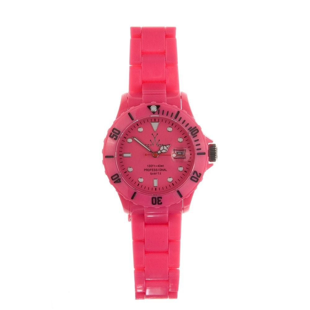 Toy Watch Women&#39;s FL04PS Pink Plastic Watch
