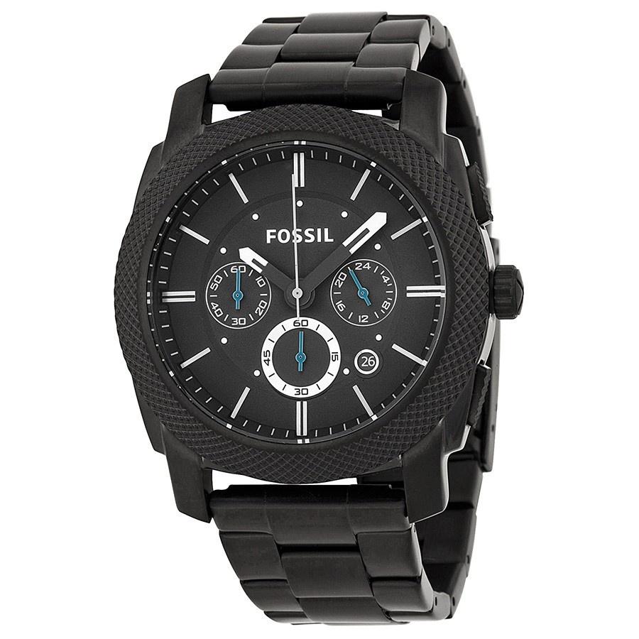 Fossil Men's FS4552 Machine Chronograph Black Stainless Steel Watch