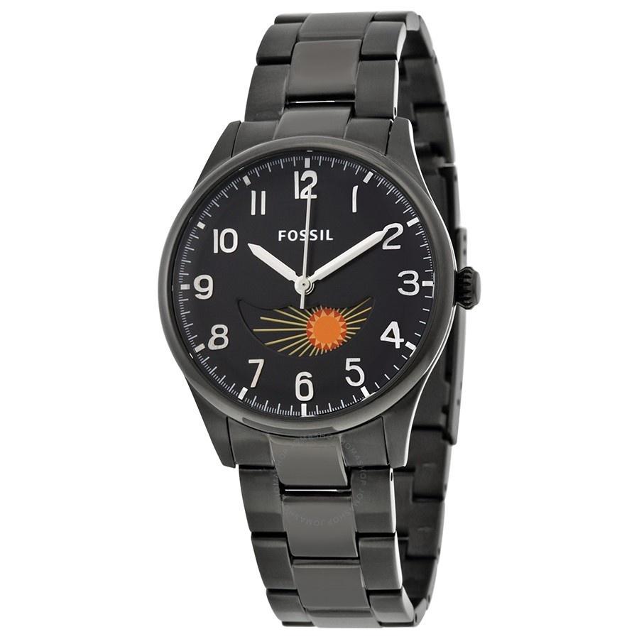 Fossil Men's FS4849 Agent Black Stainless Steel Watch