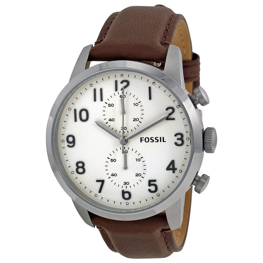 Fossil Men's FS4872 Townsman Chronograph Brown Leather Watch