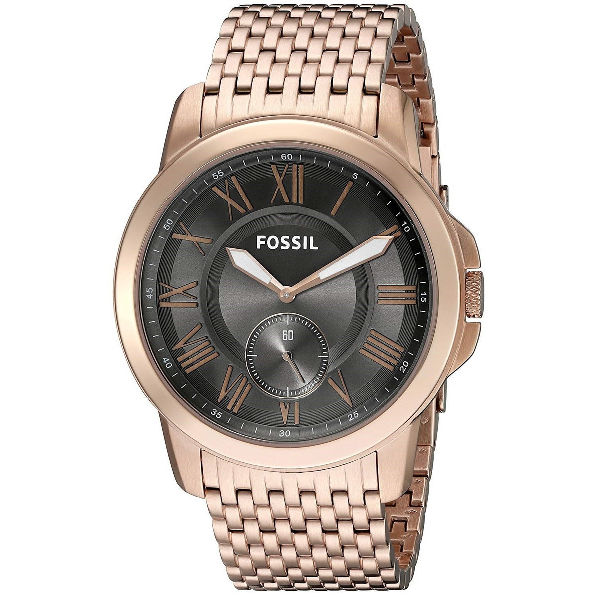 Fossil Men's FS5083 Grant Multi-Function Rose-Tone Stainless Steel Watch