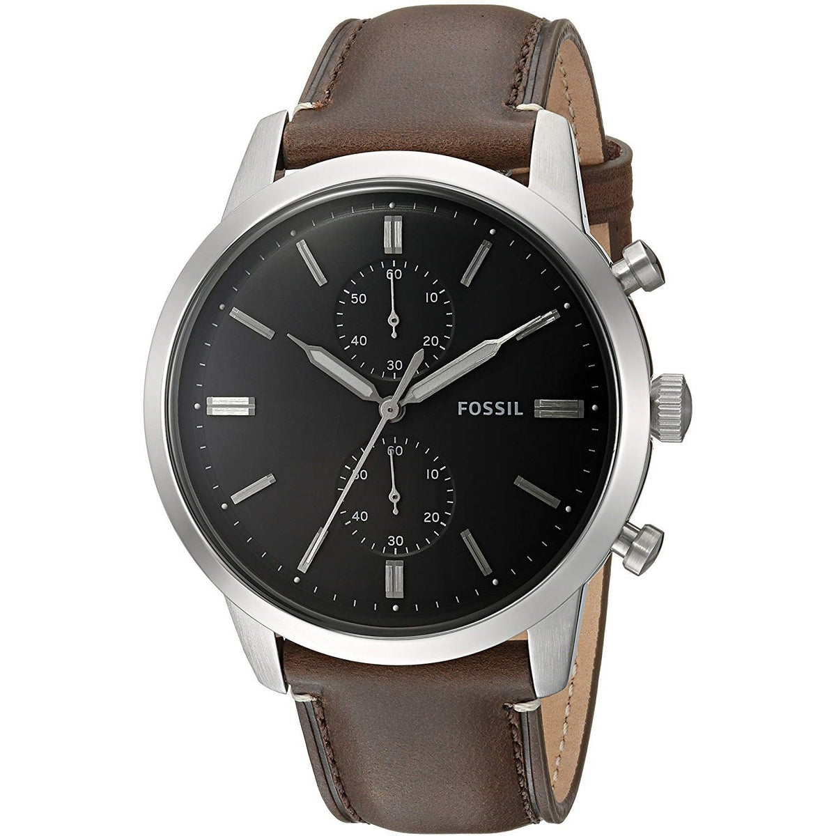 Fossil Men's FS5280 Townsman Chronograph Brown Leather Watch