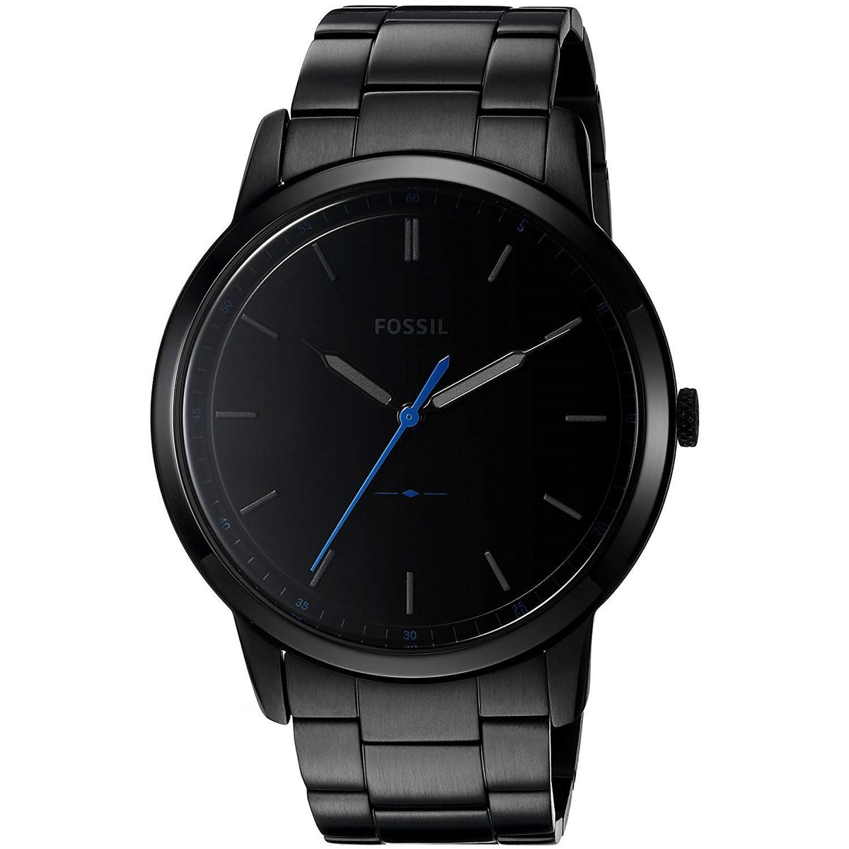Fossil Men's FS5308 The Minimalist Black Stainless Steel Watch