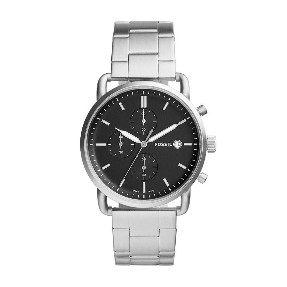 Fossil Men's FS5399 The Commuter Chronograph Stainless Steel Watch