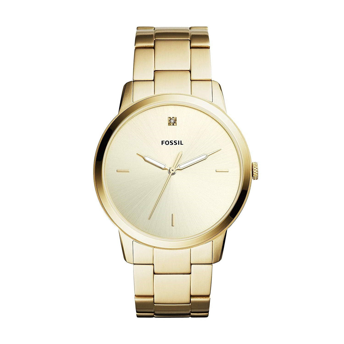 Fossil Men's FS5457 The Minimalist Carbon Series  Gold-Tone Stainless Steel Watch