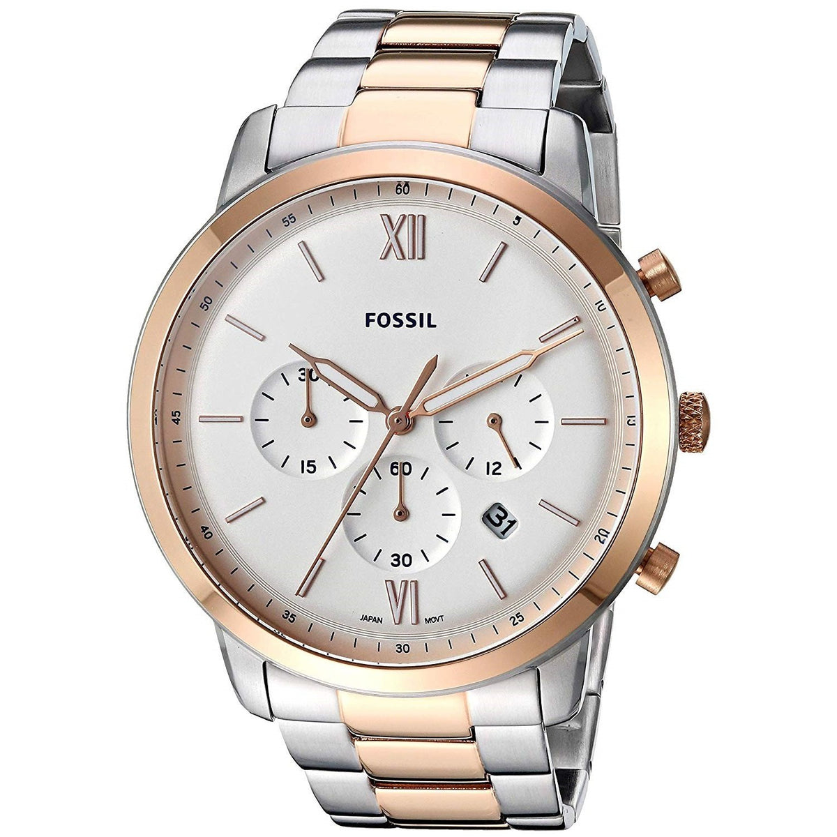 Fossil Men's FS5475 Neutra Chronograph Two-Tone Stainless Steel Watch
