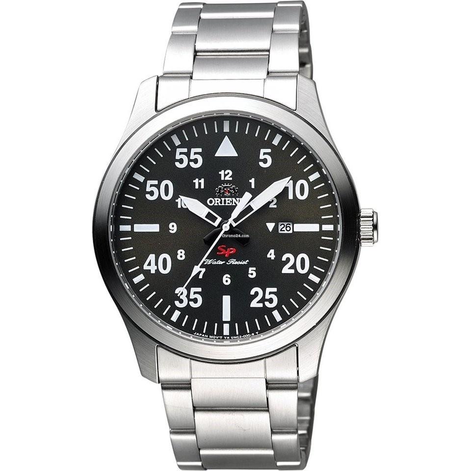 Orient Men&#39;s FUNG2001B0 Flight Date Stainless Steel Watch