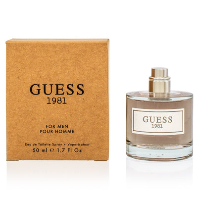 Guess 1981 Guess Inc. Edt Spray No Cap Tester 1.7 Oz (50 Ml) For Men 602049