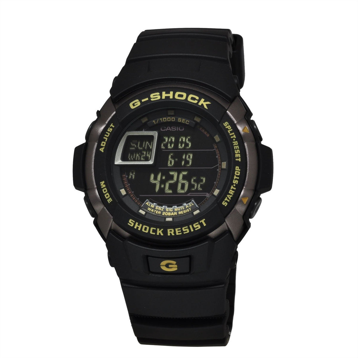 Casio Men&#39;s G7710-1 G-Shock Black Resin Watch