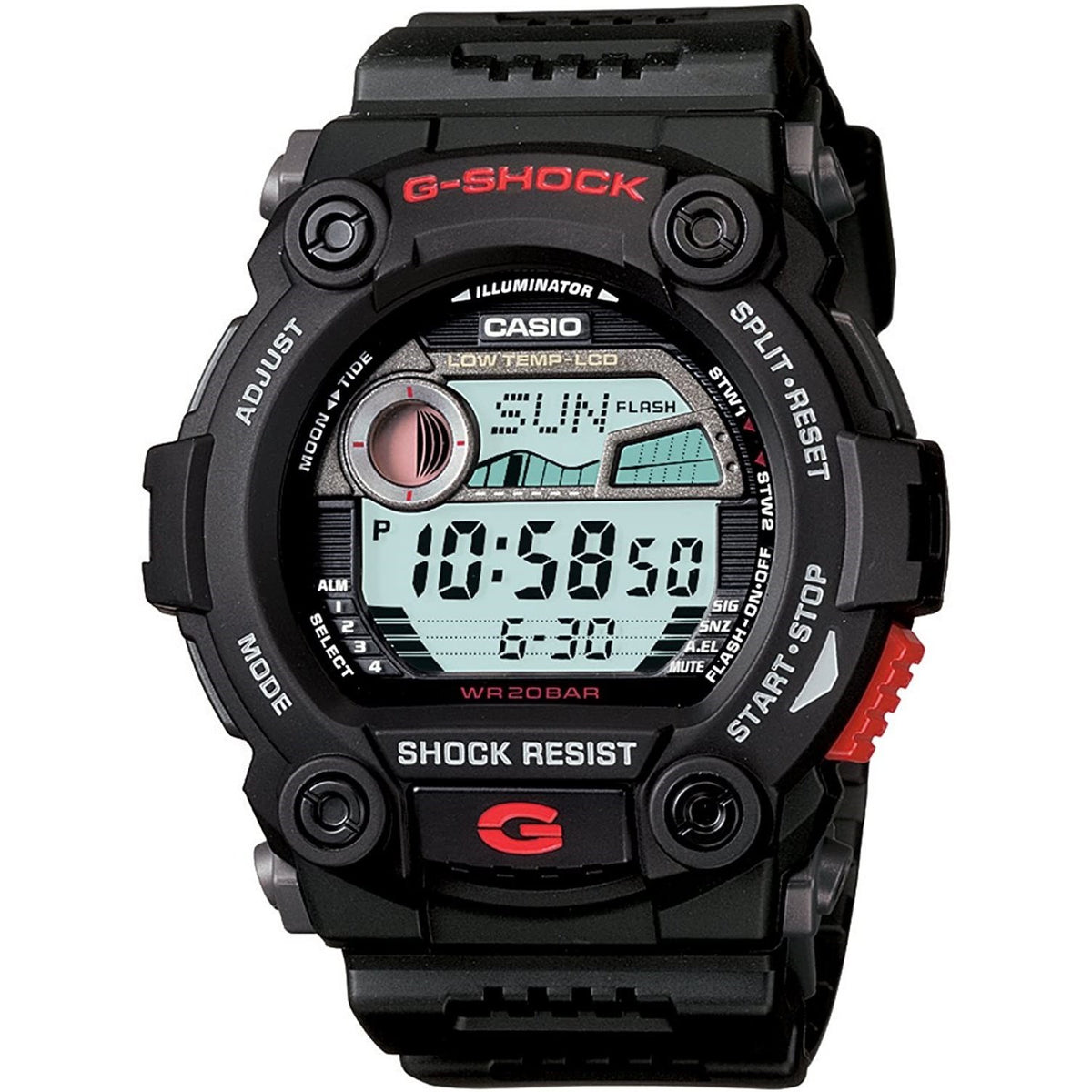 Casio Men's G7900-1 G-Shock Digital Black Resin Watch